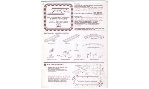 Autorama TCR Manual Jan Car Marrom Original